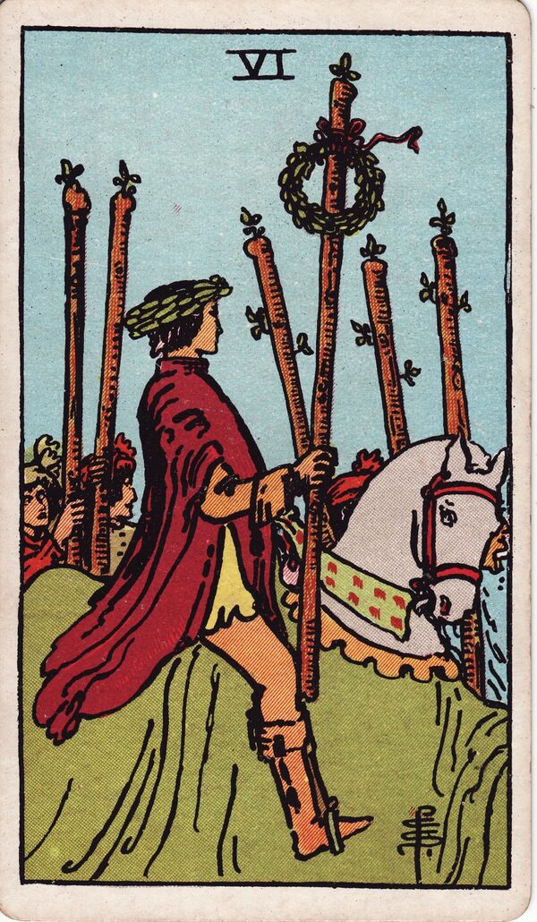 Six of Wands - Rider–Waite–Smith tarot card