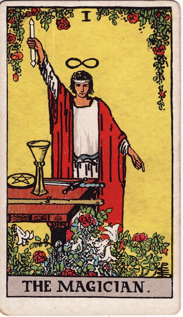 The Magician - a Rider–Waite–Smith Major Arcana tarot card